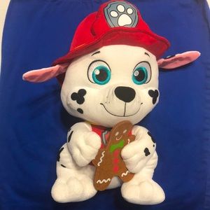 Paw Patrol Marshall with Gingerbread Cookie Stuffed Animal